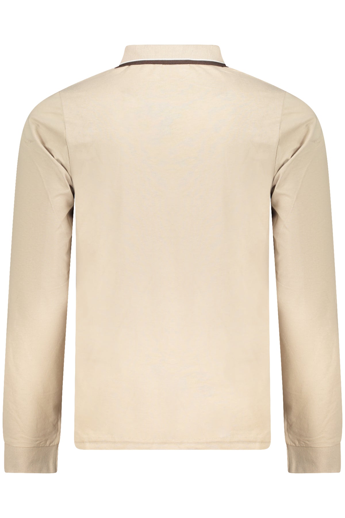 NORWAY 1963 MEN'S LONG-SLEEVE POLO SHIRT, BEIGE