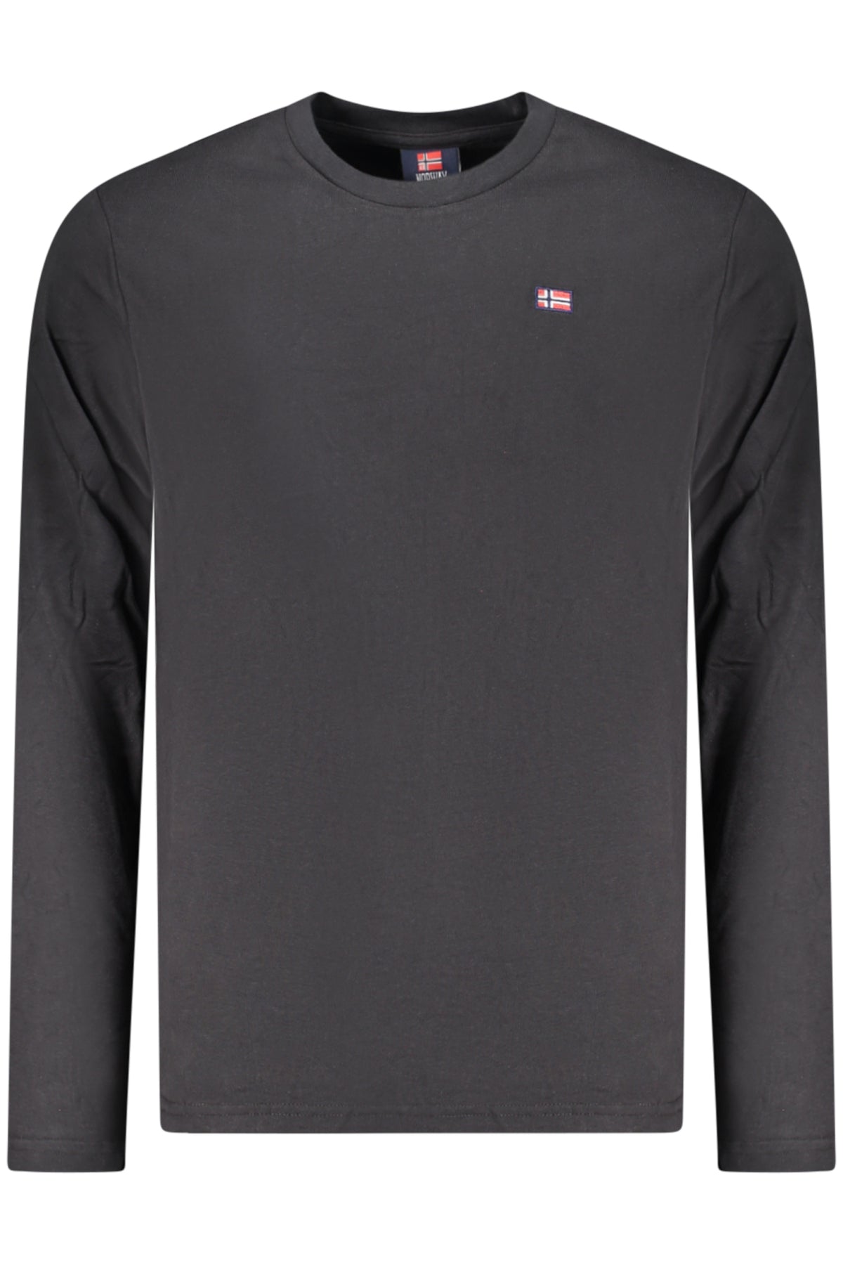 T-SHIRT NOIR À MANCHES LONGUES POUR HOMMES NORVÈGE 1963