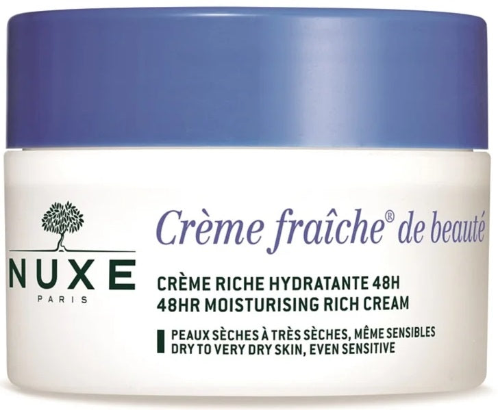 Nuxe Crème Fraiche de Beauté Crème Riche Hydratante 48H 50 ml