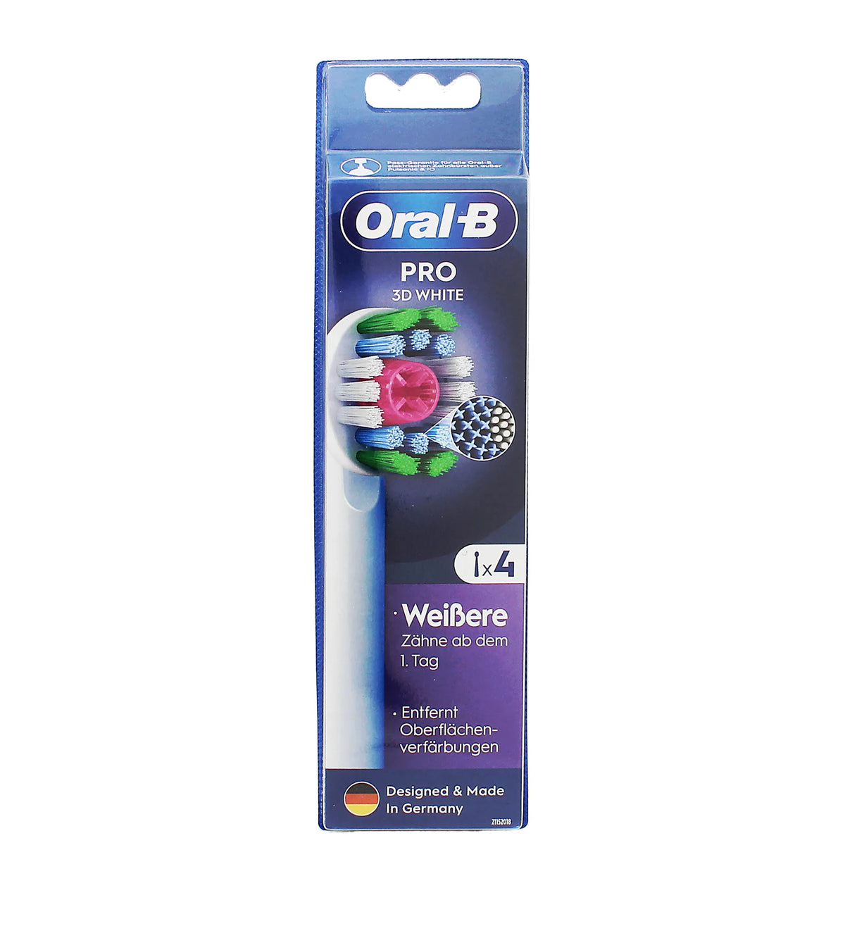 Oral-B Pro 3D White Toothbrush Heads 4pcs