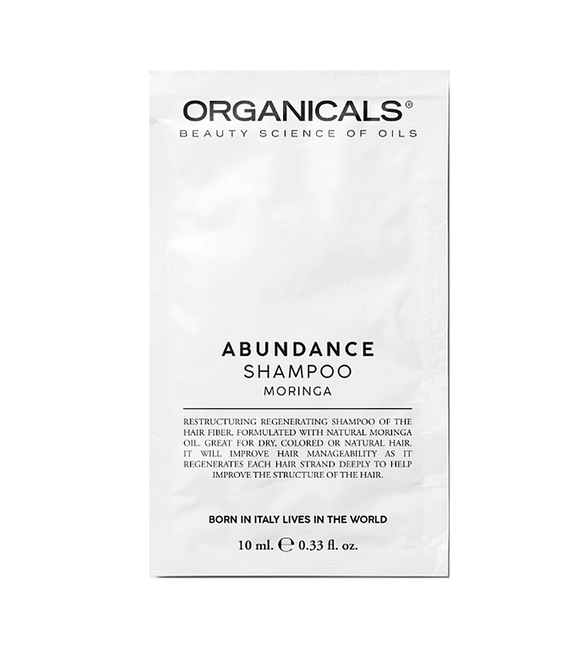 Organicals ABUNDANCE Restructuring Shampoo Moringa 10ml