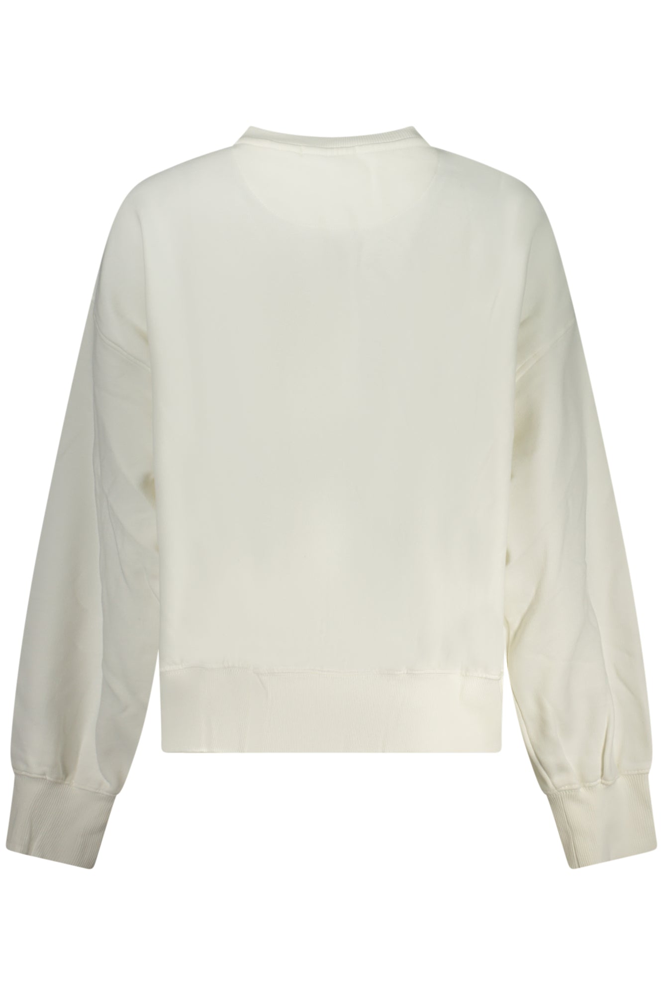 PEPE JEANS WOMEN'S WHITE ZIP-UP SWEATSHIRT
