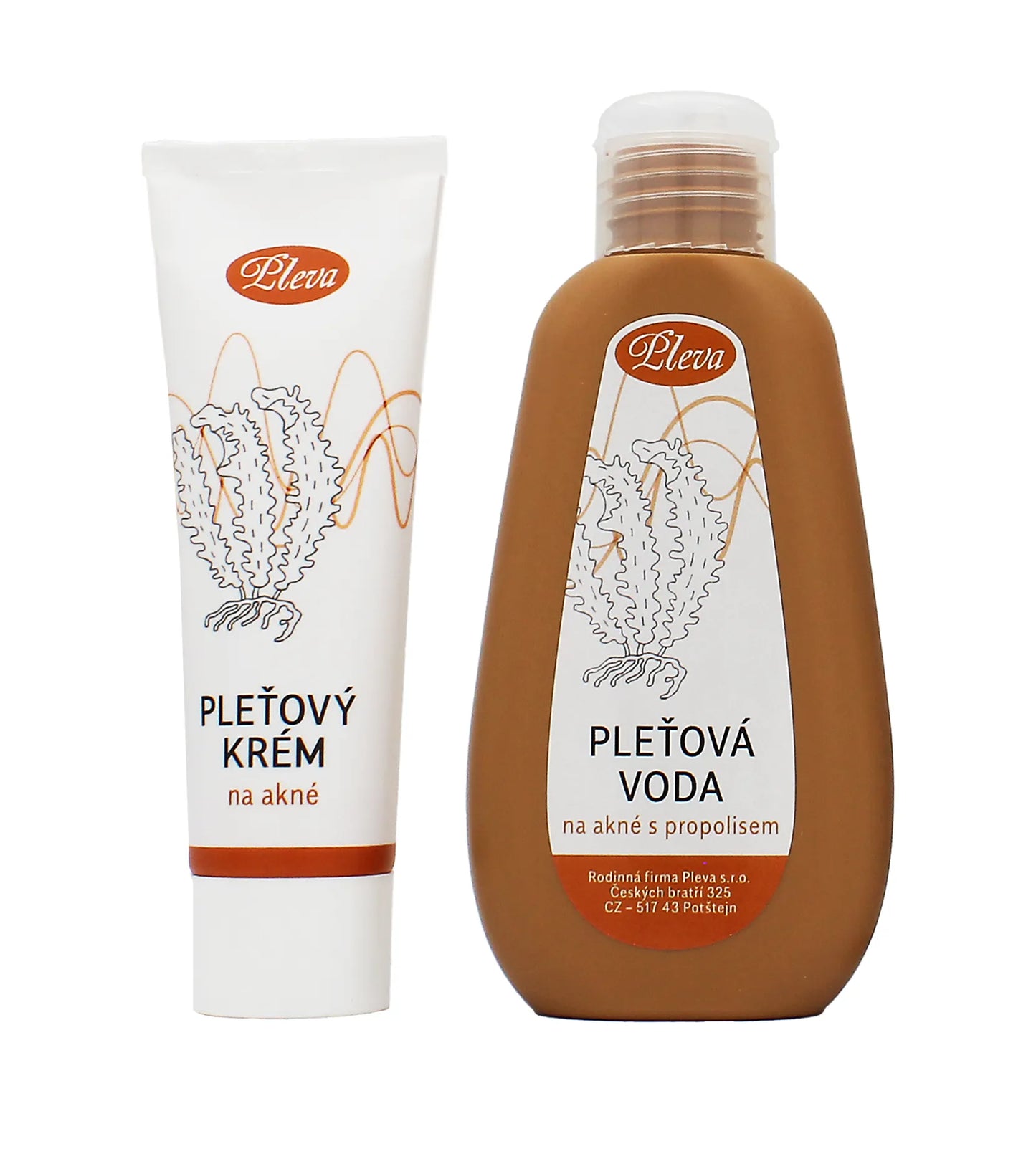 Pleva Acne Clearing SET (Lotion 120g + Cream 50g)