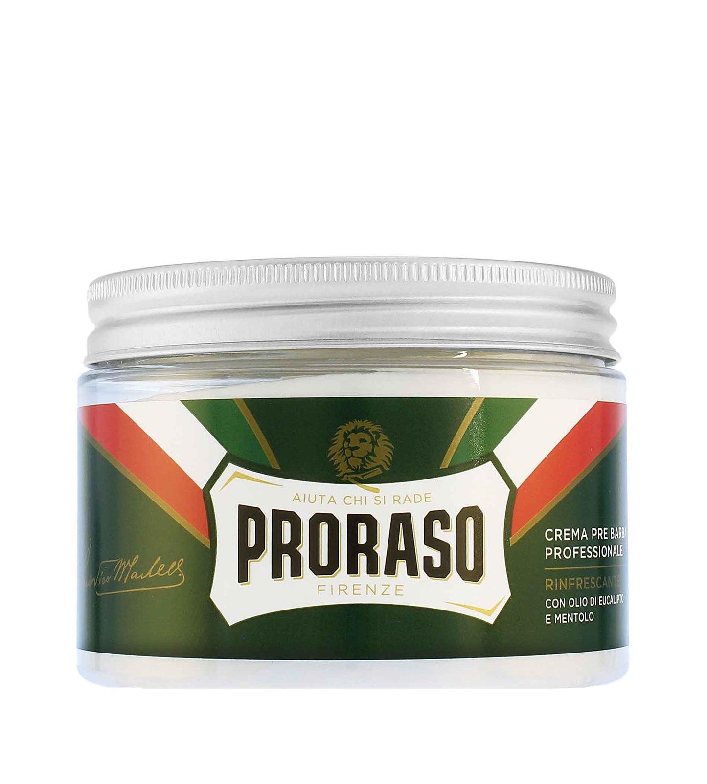 Crema preafeitado profesional PRORASO Green 300 ml