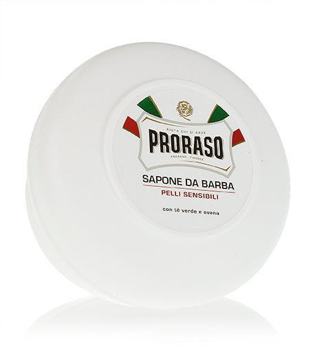 Jabón de afeitar blanco PRORASO para pieles sensibles para hombre 150 ml