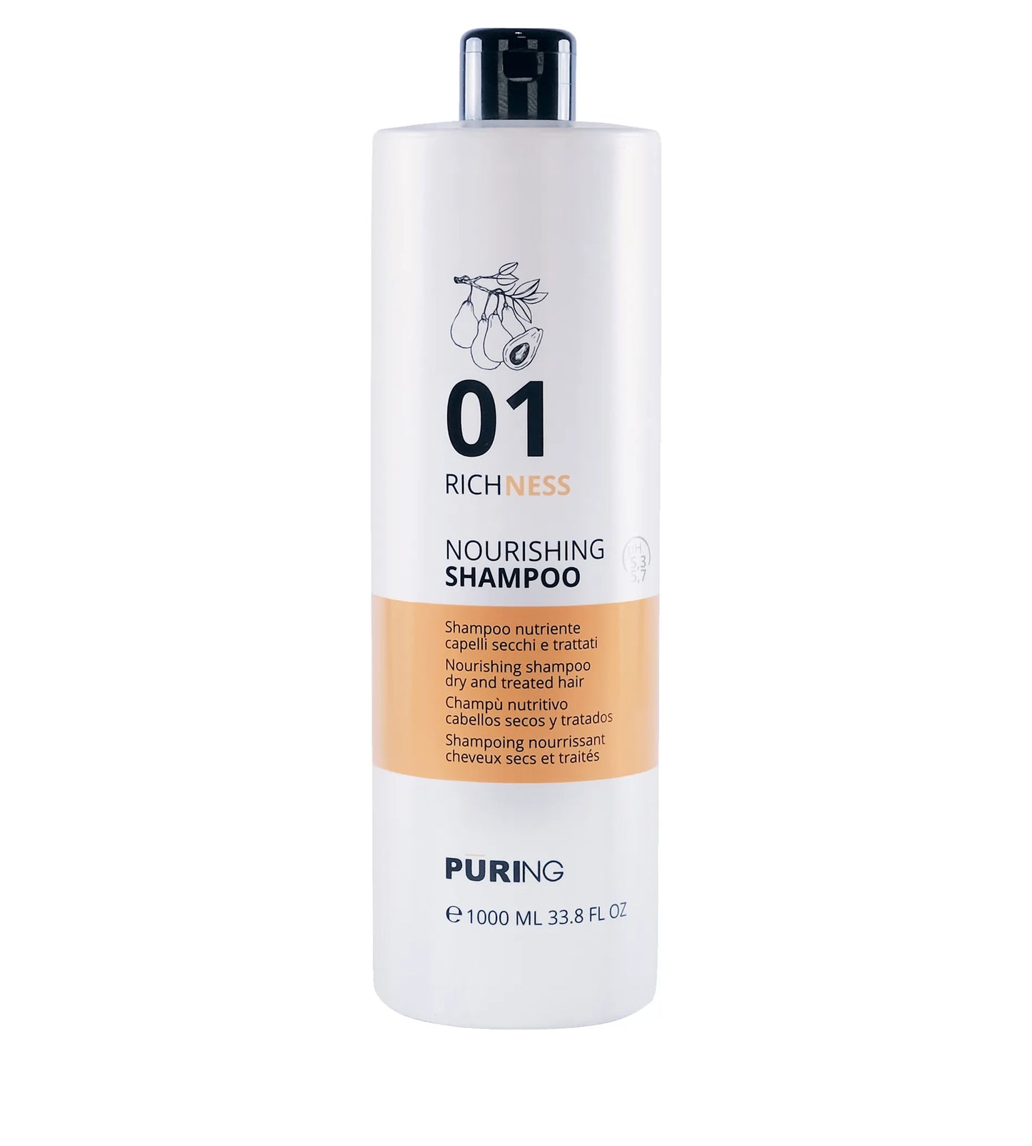 PÜRING PR 01 Richness Nourishing Shampoo 1000ml