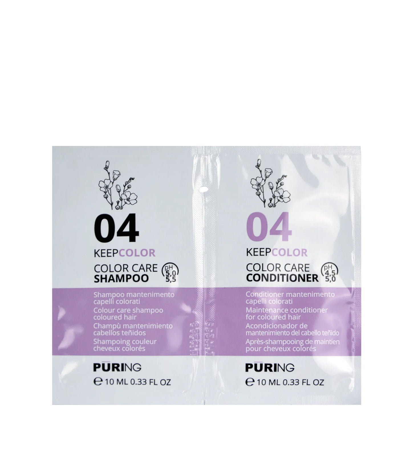 PÜRING PR 04 Keepcolor Shampoo + Conditioner 10+10ml