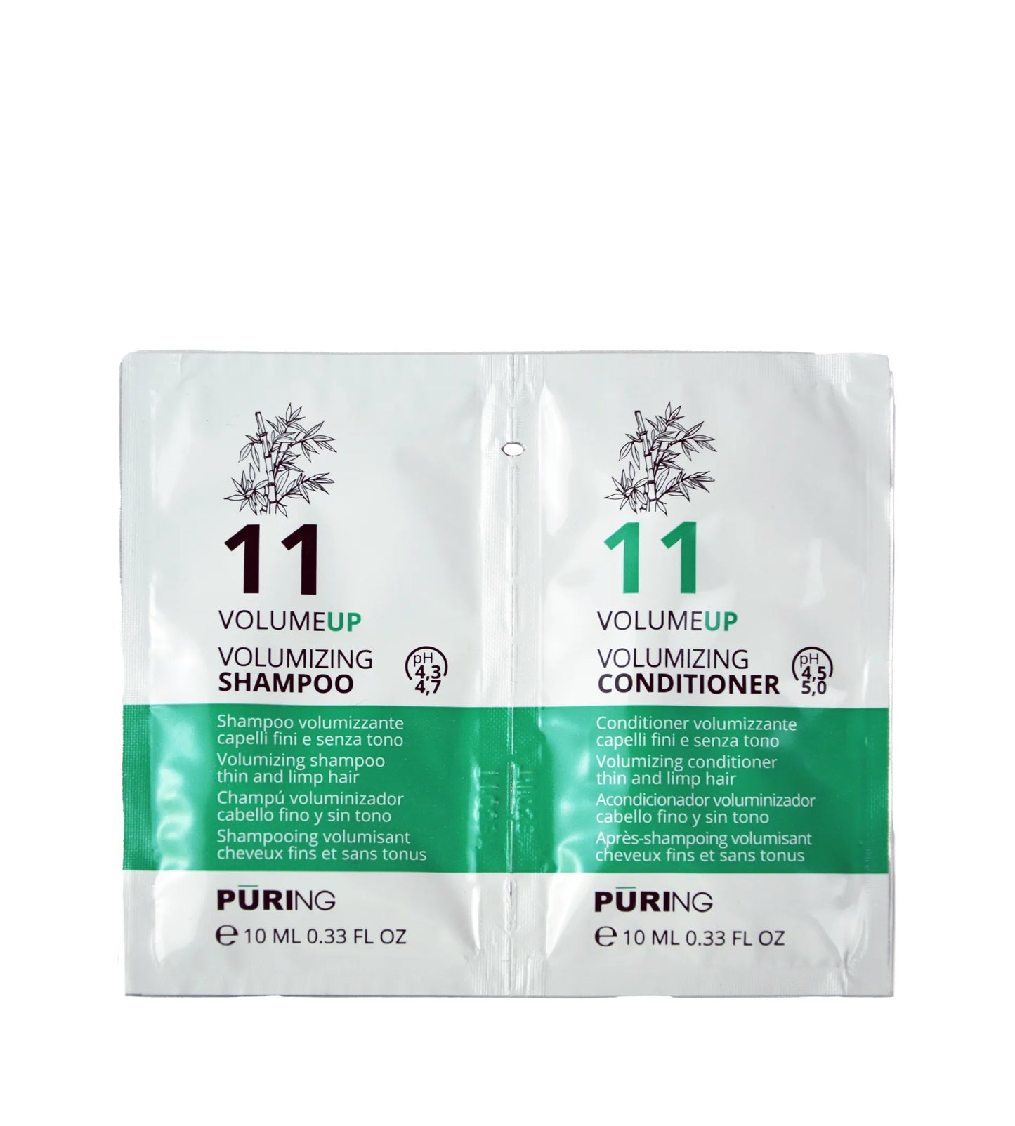 PÜRING PR 11 Volumeup Shampoo + Conditioner 10+10ml