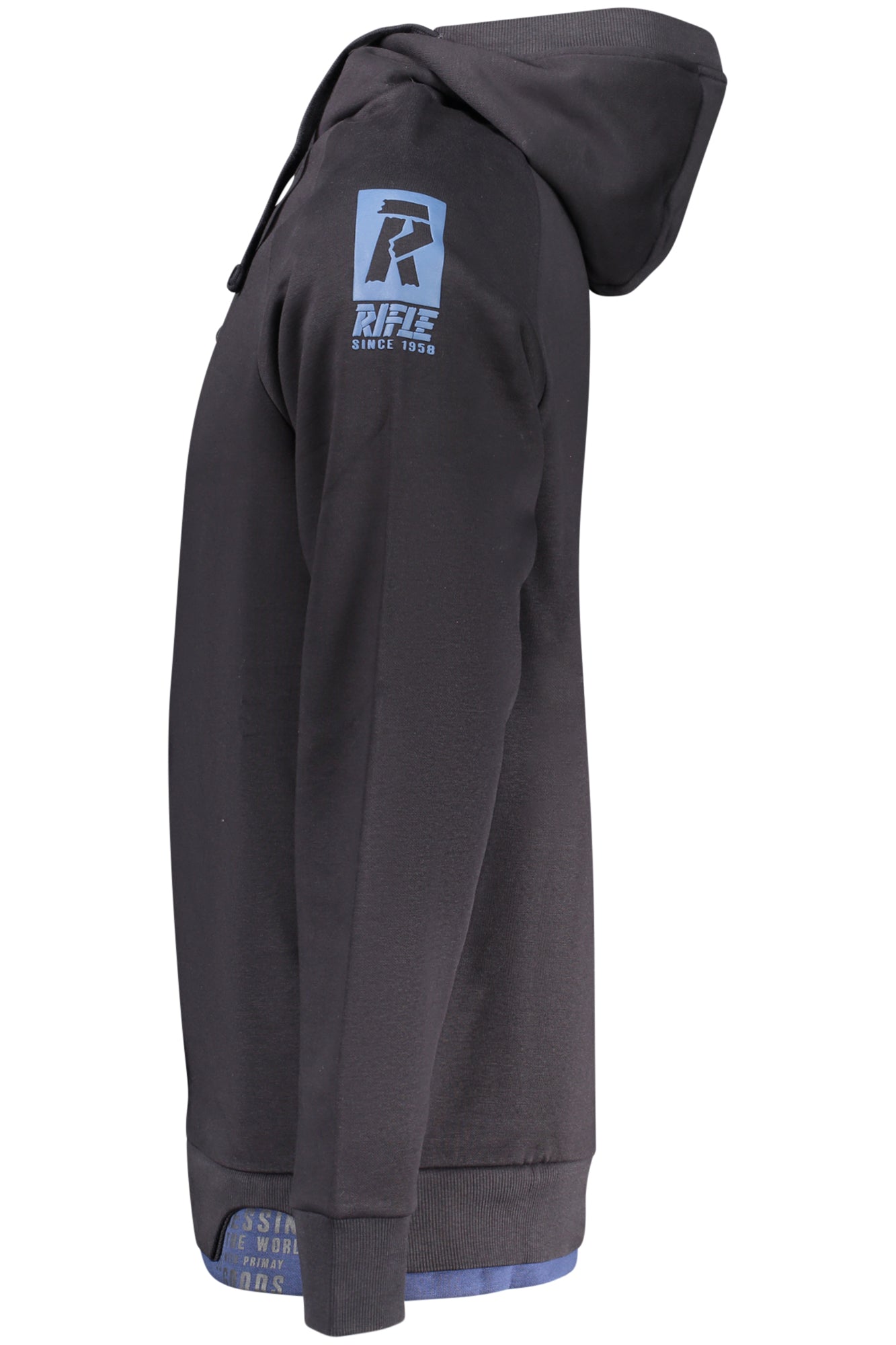 RIFLE MEN'S ZIP-UP SWEATSHIRT BLUE