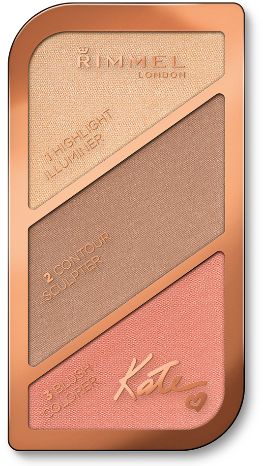 Rimmel Kate contouring palette 18,5 g 002 Coral Glow