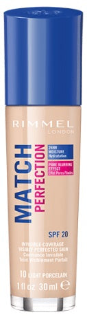 Rimmel Match Perfection makeup 30 ml 010 Light Porcelain