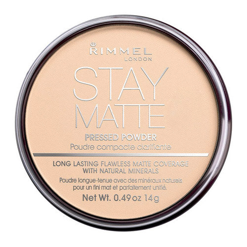 Rimmel Stay Matte Long Lasting Pressed Powder polvos matificantes e iluminadores 14 g. 005 Beige Sedoso