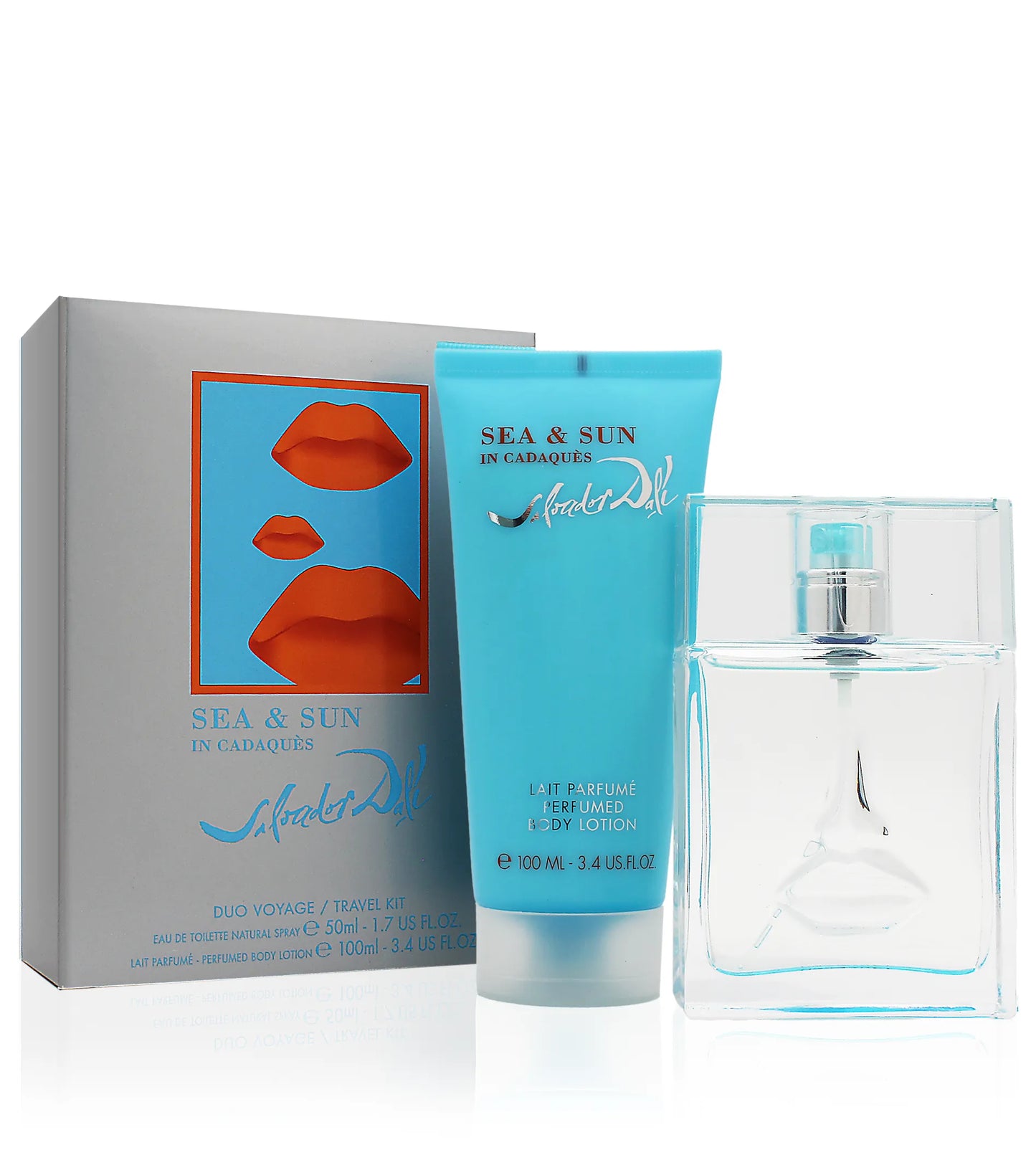 Salvador Dalí Sea & Sun dárková sada pro ženy toaletní voda 50 ml + tělové mléko 100 ml
