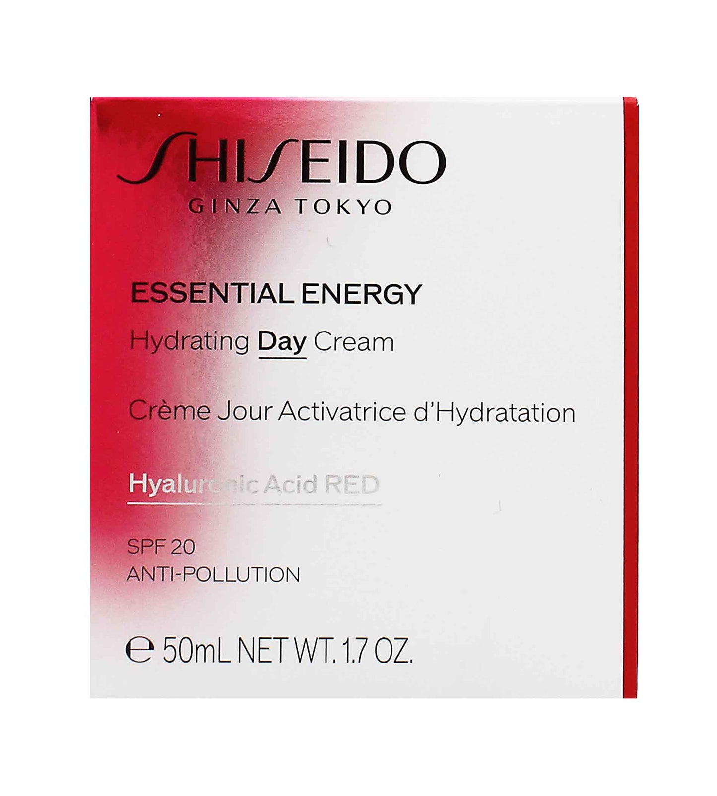 Crema de día activadora de hidratación Essential Energy de Shiseido FPS 20 50 ml