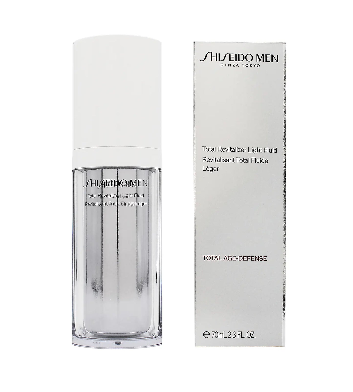 Shiseido Men Revitalisant Total Fluide Léger 70ml – Soin Anti-Âge Hydratant Homme