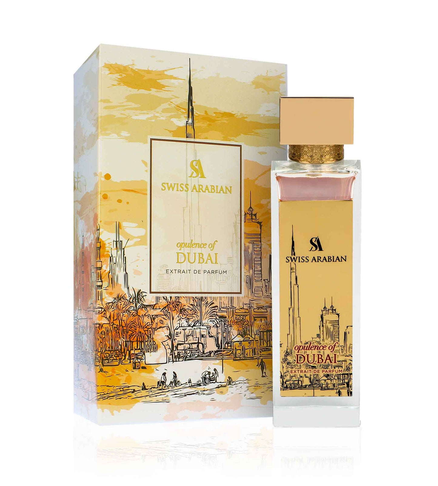 Opulencia árabe suiza de Dubái, extracto de perfume U 100 ml