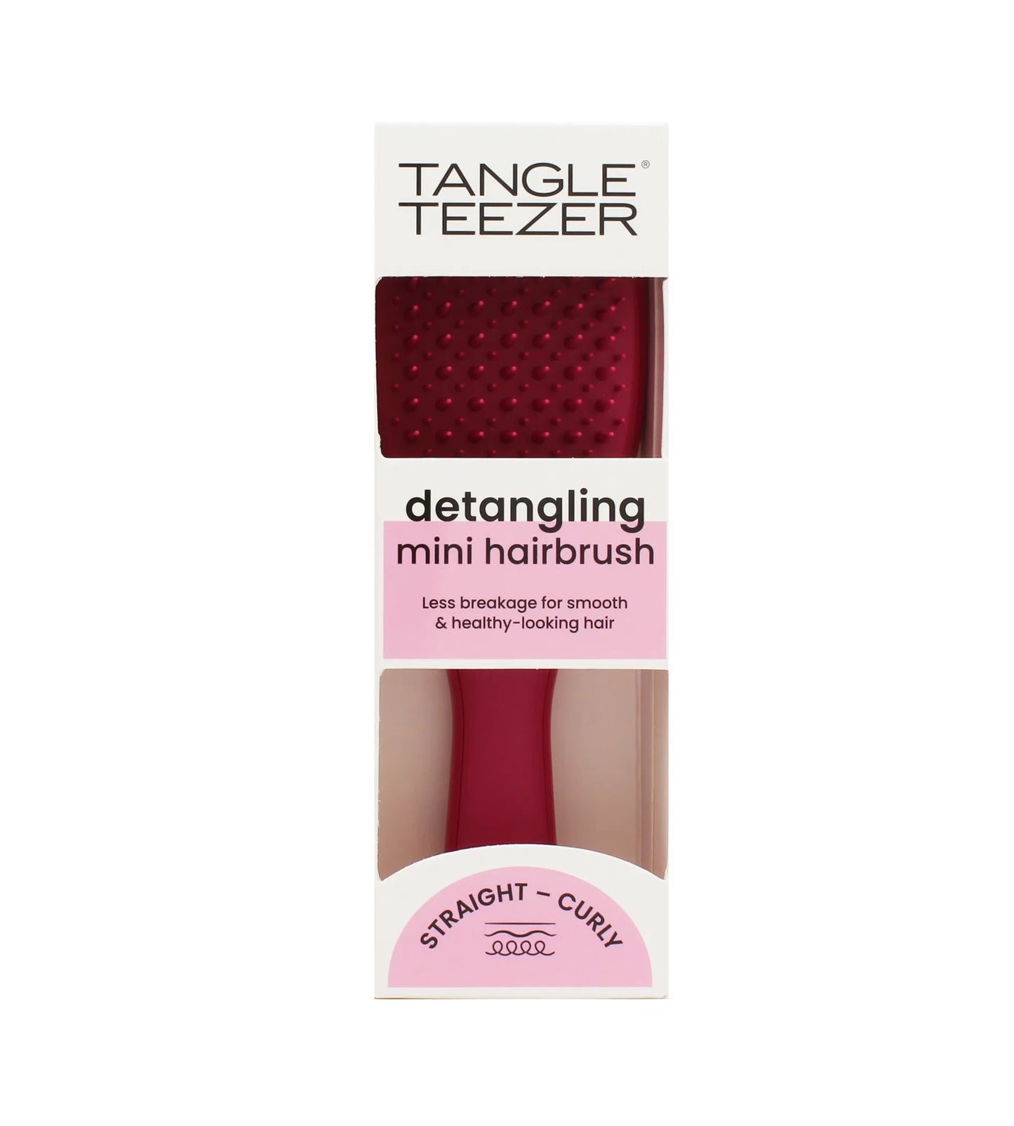 Tangle Teezer The Ultimate Detangler Mini Detangling Hairbrush Electric Raspberry