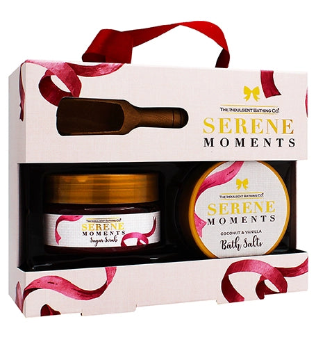 The Indulgent Bathing Co. Serene Moments SET (Peeling 135g + Bath Salts 105g)