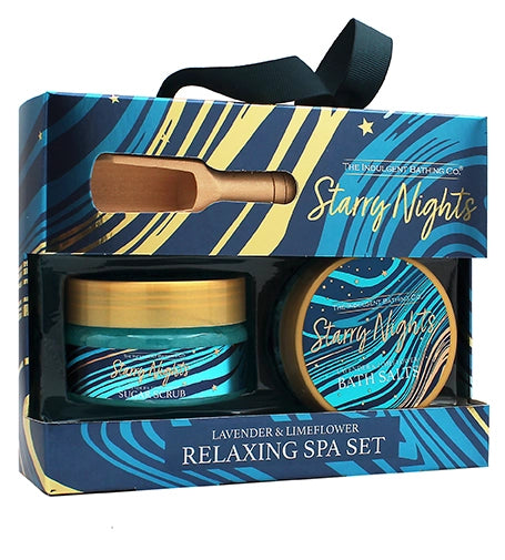The Indulgent Bathing Co. Starry Nights SET (Peeling 135g + Bath Salts 105g)