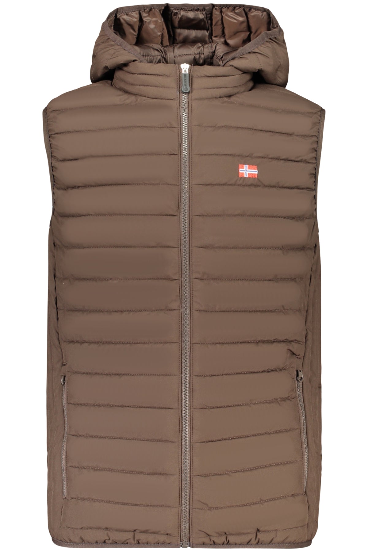 VESTE SANS MANCHES MARRON POUR HOMME THE NORTH STONE