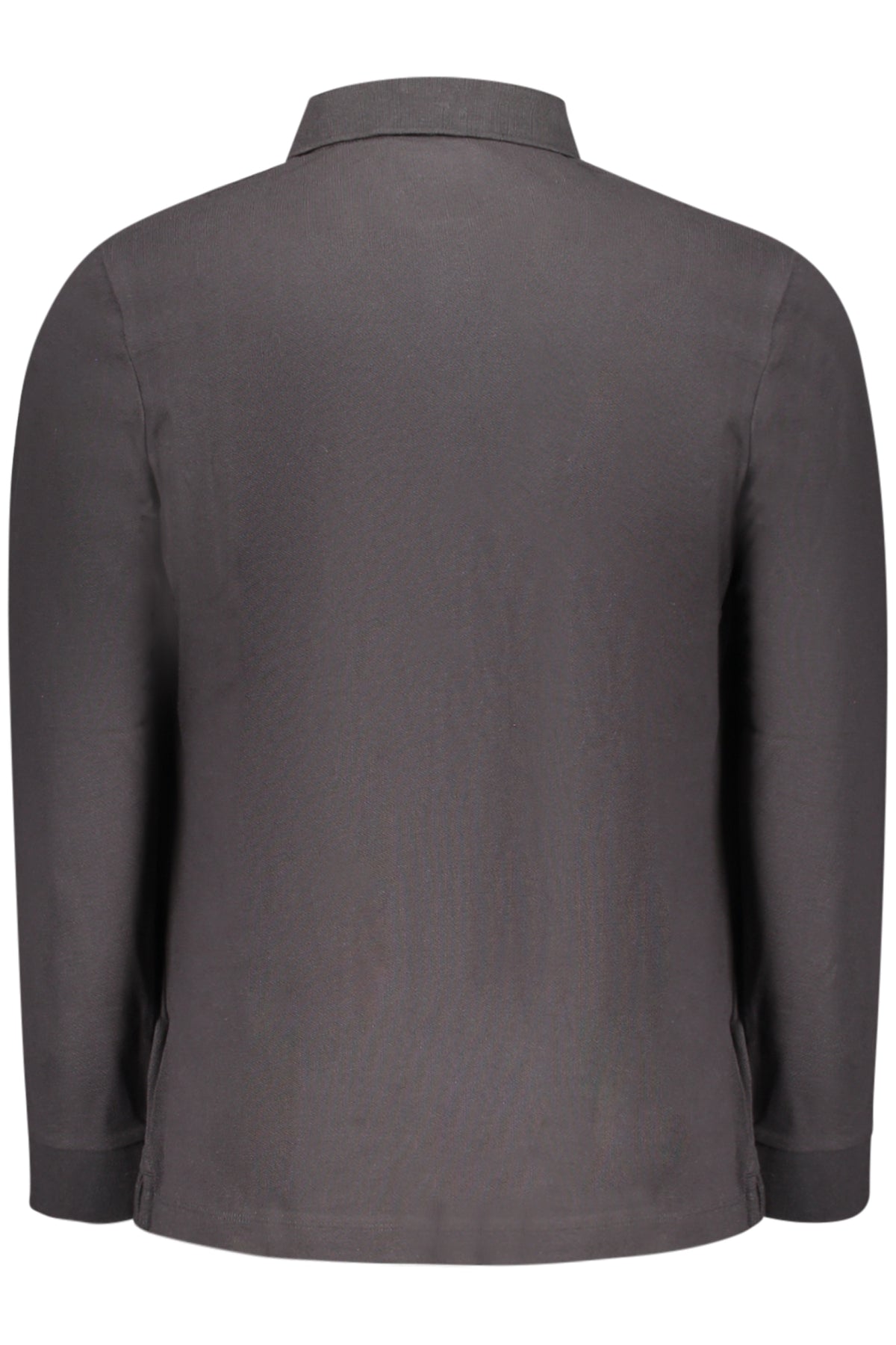 TIMBERLAND MEN'S LONG-SLEEVE POLO SHIRT BLACK
