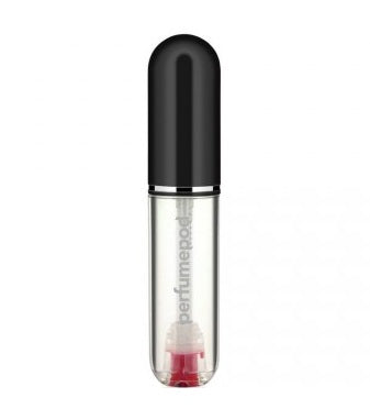 Travalo Perfume Pod Pure refillable perfume sprayer 5 ml Black
