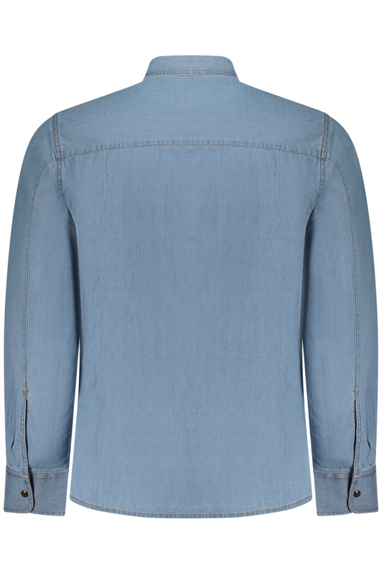 US GRAND MEN'S LONG-SLEEVED SHIRT, BLUE