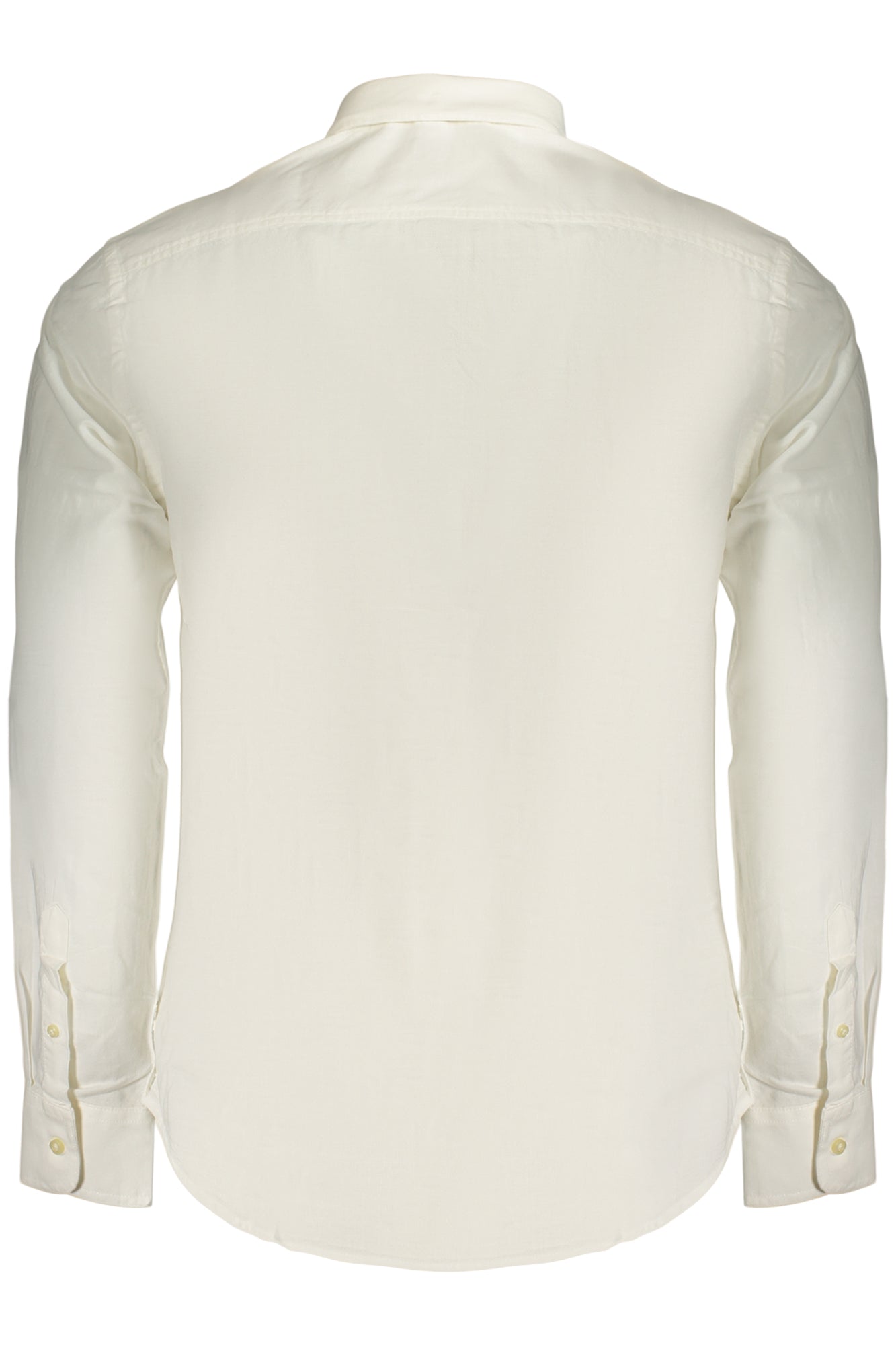 US GRAND MEN'S LONG-SLEEVED WHITE SHIRT