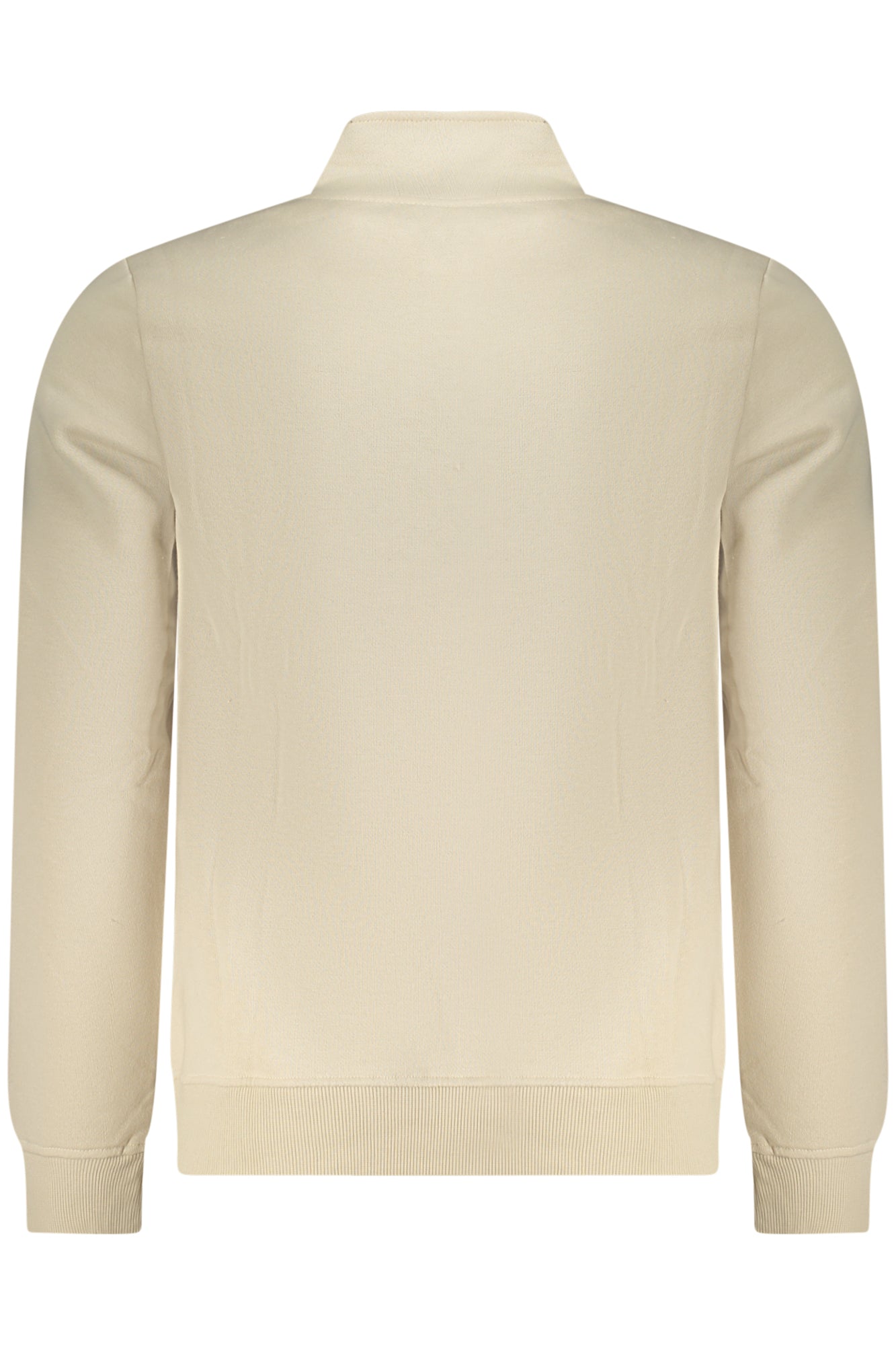 US GRAND MEN'S BEIGE ZIP-UP SWEATSHIRT