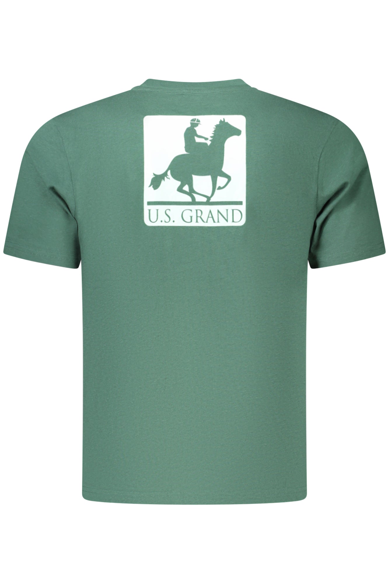 US GRAND MEN'S SHORT-SLEEVED GREEN T-SHIRT