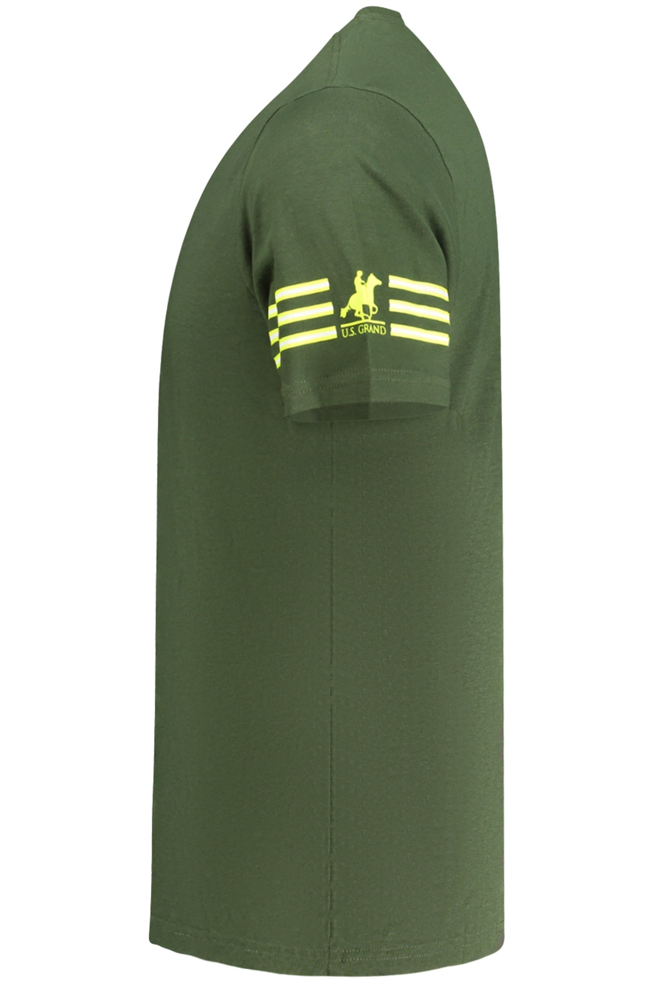 US GRAND MEN'S SHORT-SLEEVED GREEN T-SHIRT