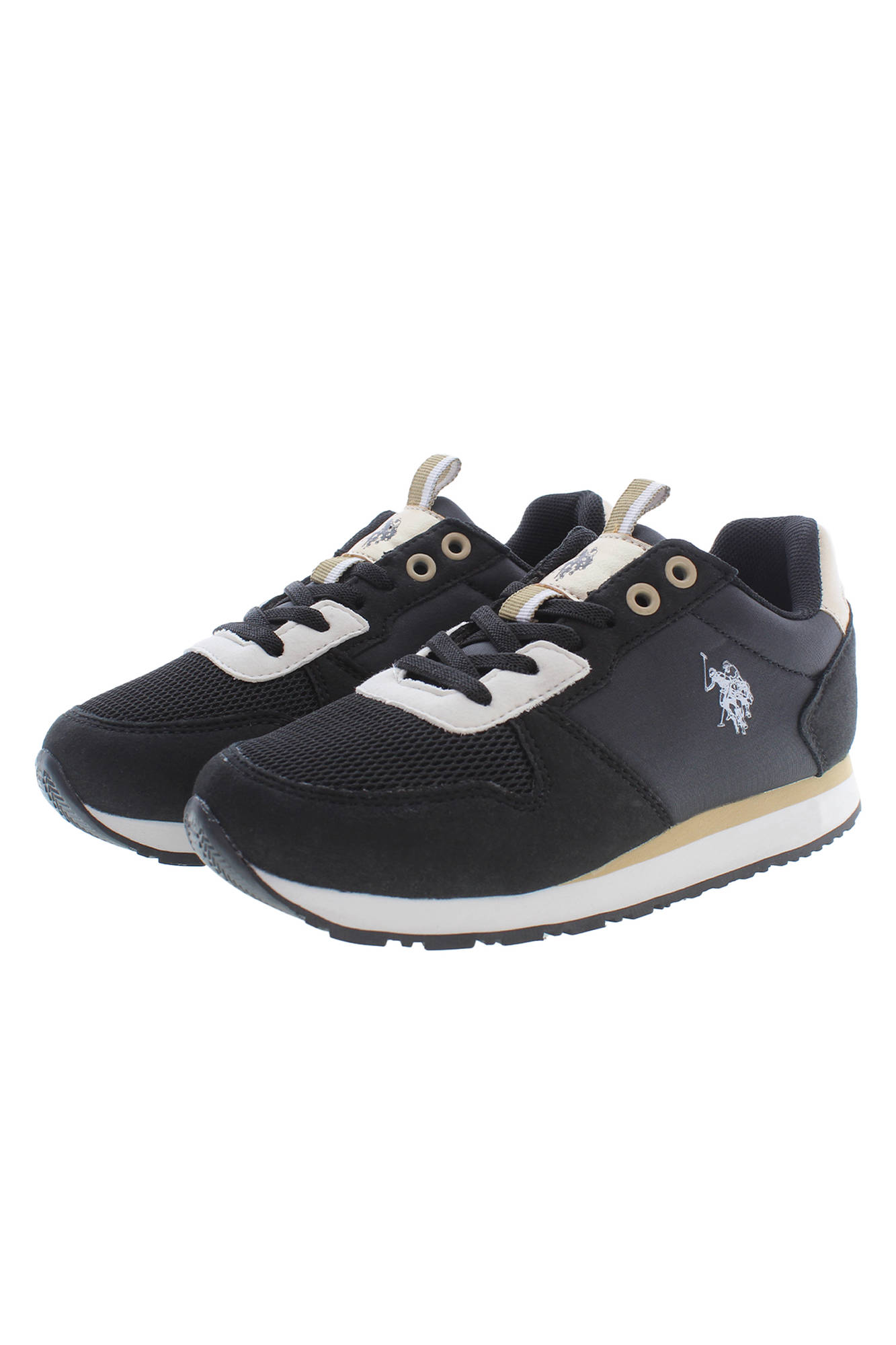 US POLO ASSN. CHILDREN'S BLACK SPORTS FOOTWEAR