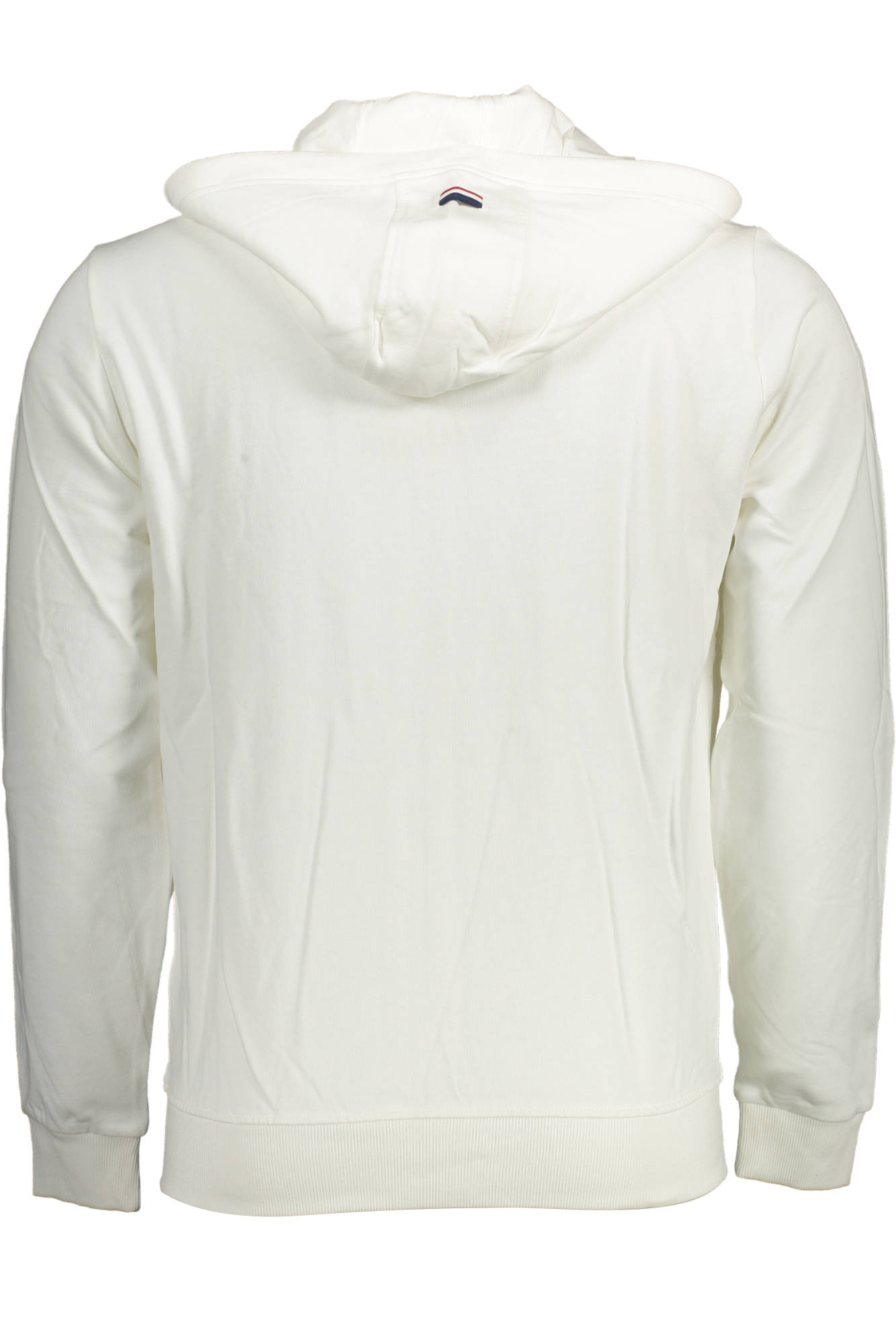 US POLO ASSN. MEN'S WHITE ZIP-UP SWEATSHIRT