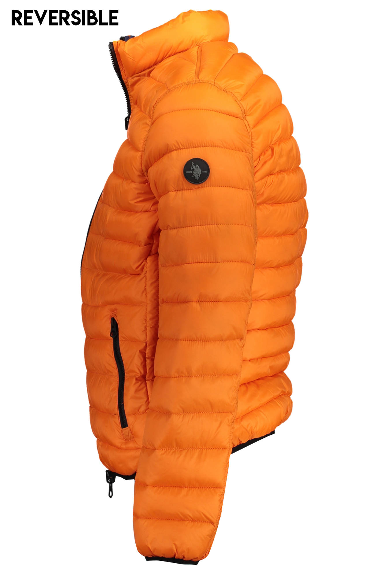 US POLO ASSN. MEN'S ORANGE JACKET