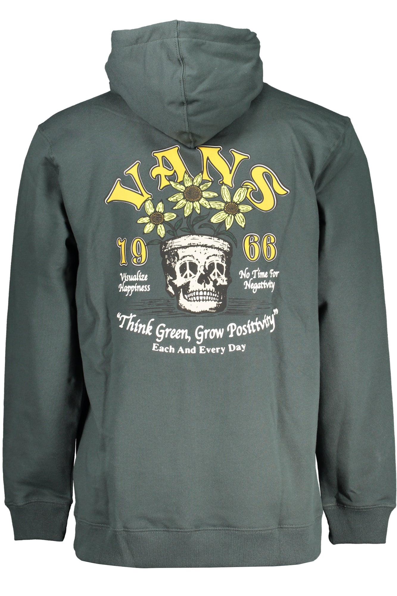 VANS GREEN MEN'S ZIPLESS SWEATSHIRT