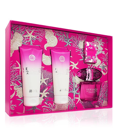 Versace Bright Crystal Absolu SET W (EDP 90ml + SG 100ml + BL 100ml + EDP 5ml)