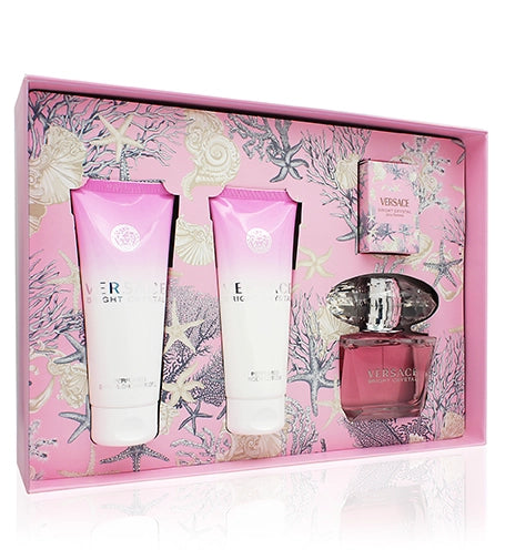 Versace Bright Crystal SET W (EDT 90ml + BL 100ml + SG 100ml + EDT 5ml)
