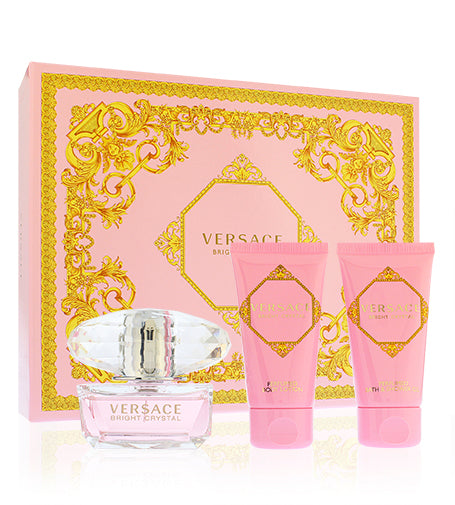 Versace Bright Crystal eau de toilette for women 50 ml + tělové mléko 50 ml + sprchový gel 50 ml gift set