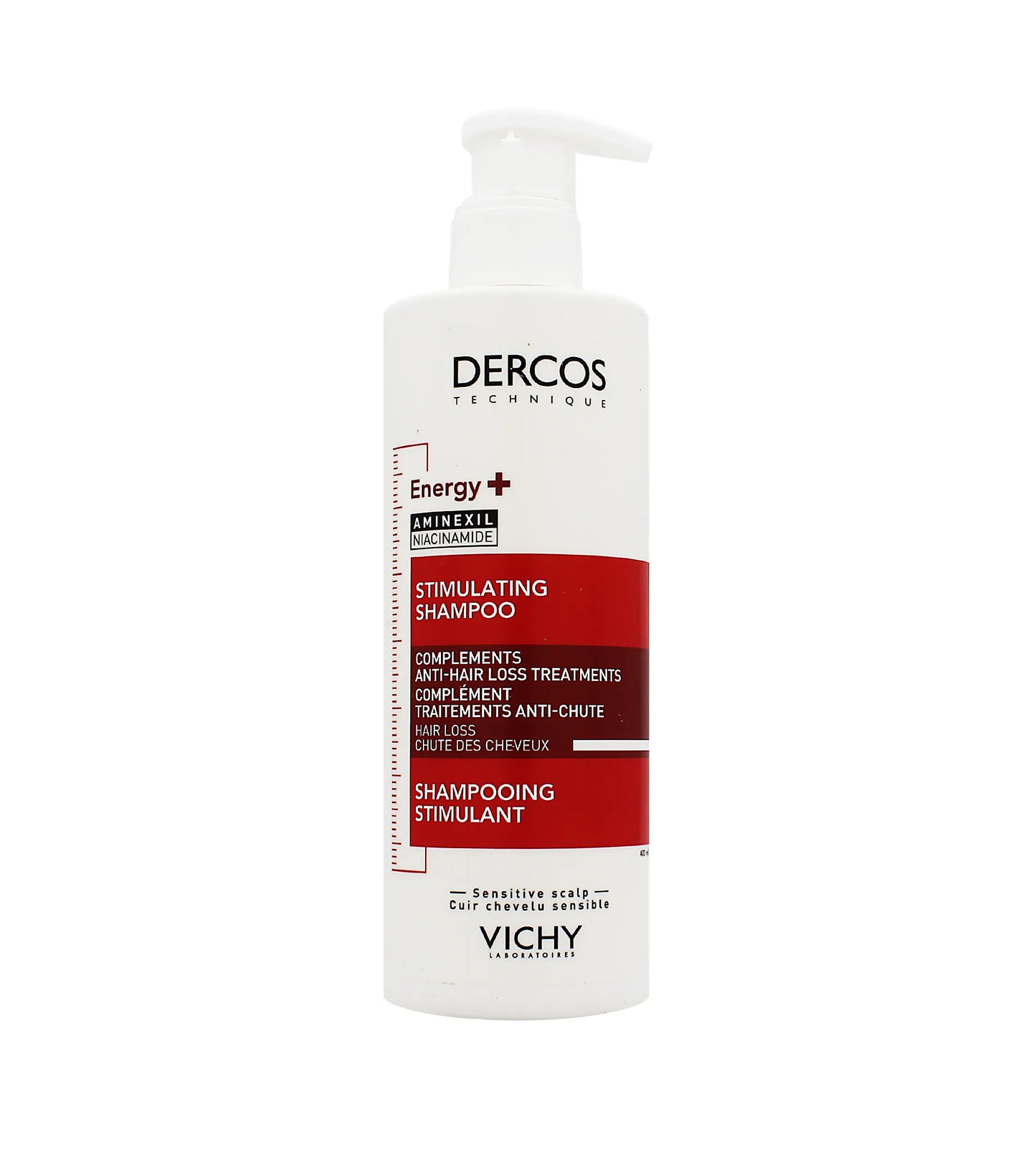 Vichy Dercos Energy+ Stimulating Shampoo strengthening shampoo against hair loss 400 ml