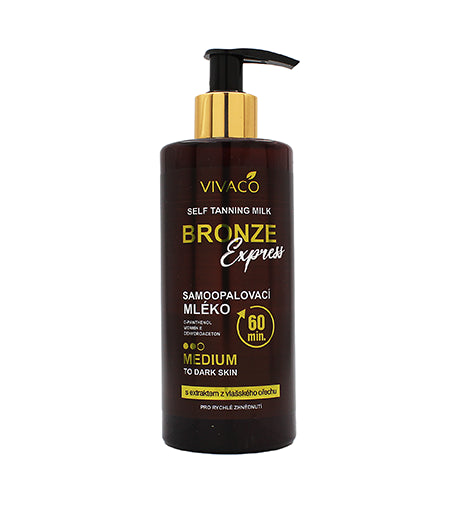 Vivaco Bronze Express Medium self-tanning lotion 300 ml
