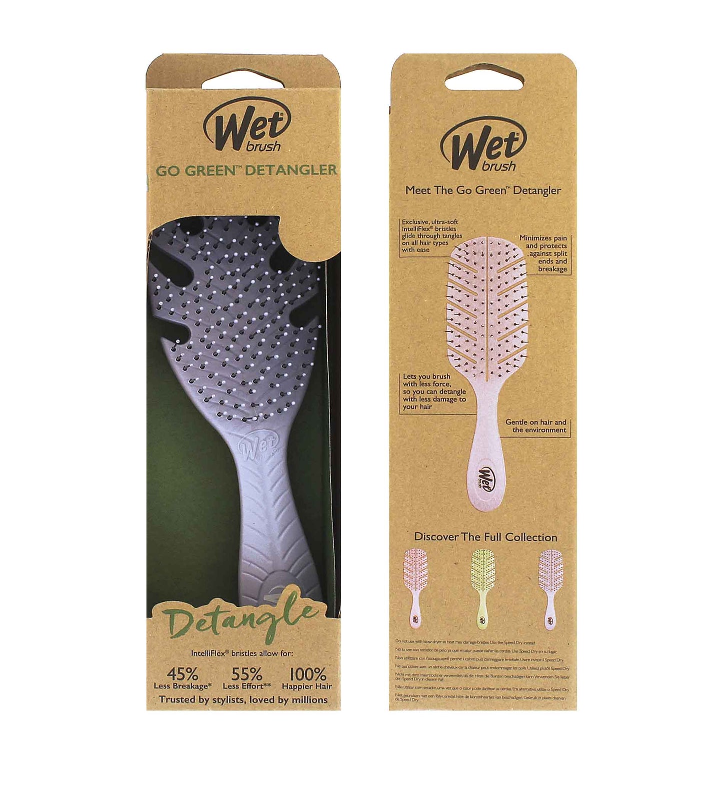 Wet Brush Go Green Detangler kartáč na vlasy Lavender