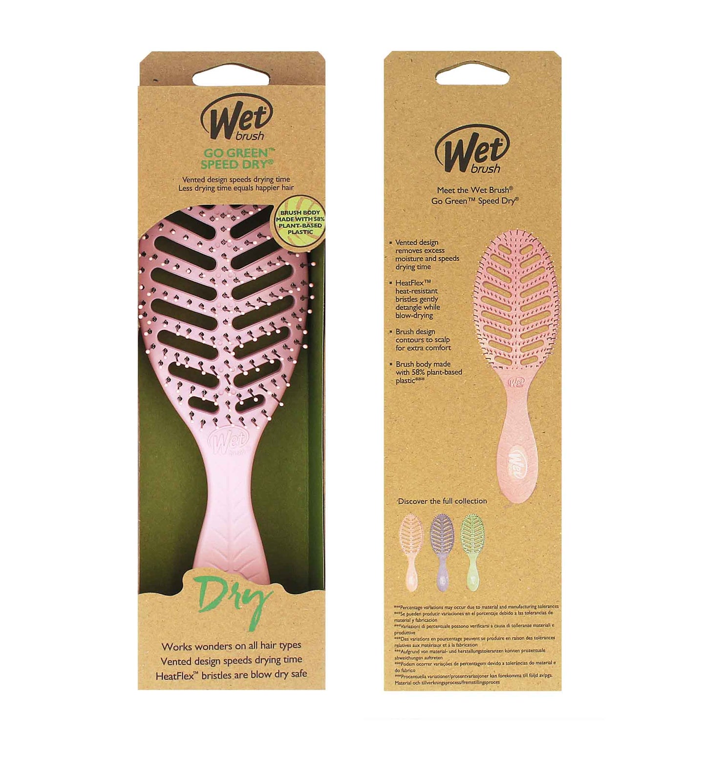 Wet Brush Go Green Speed Dry Pink