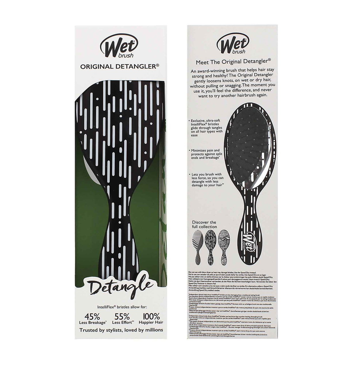 Wet Brush Original Detangler Modern Contrast Rain