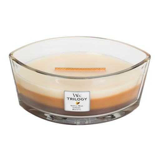 WoodWick Café Sweets scented candle with wooden wick 453,6 g