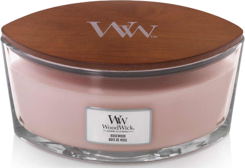 WoodWick Rosewood scented candle with wooden wick 453,6 g