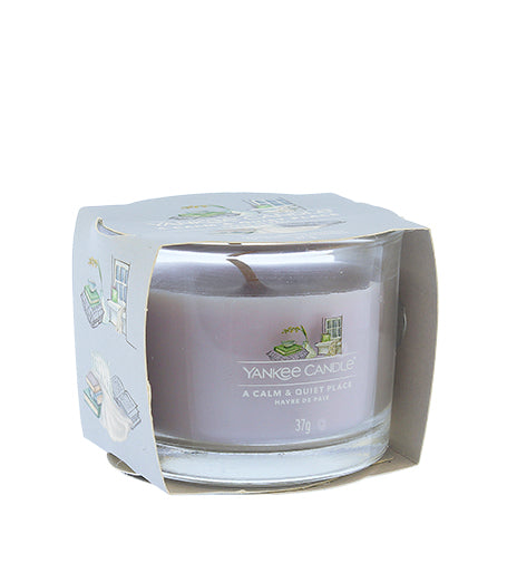 Yankee Candle A Calm & Quiet Place votivní svíčka ve skle 37 g