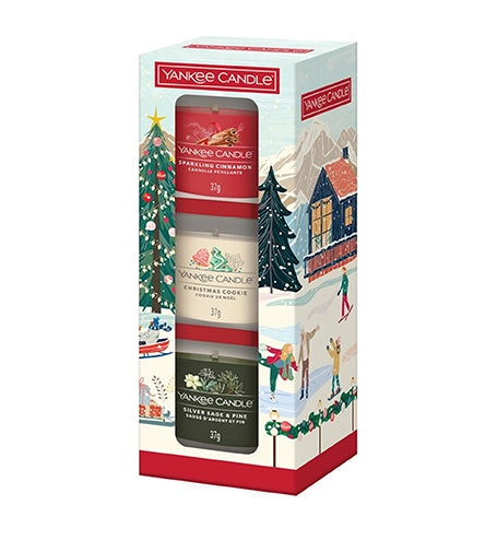 Yankee Candle Christmas Classics Votive Candle 3x37g
