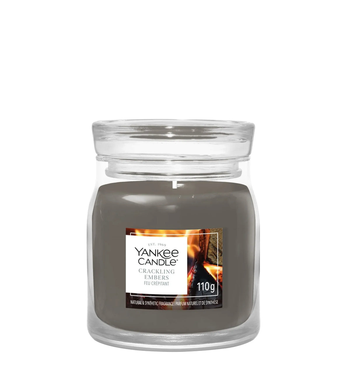 Yankee Candle Crackling Embers Signature Scented Candle 110g