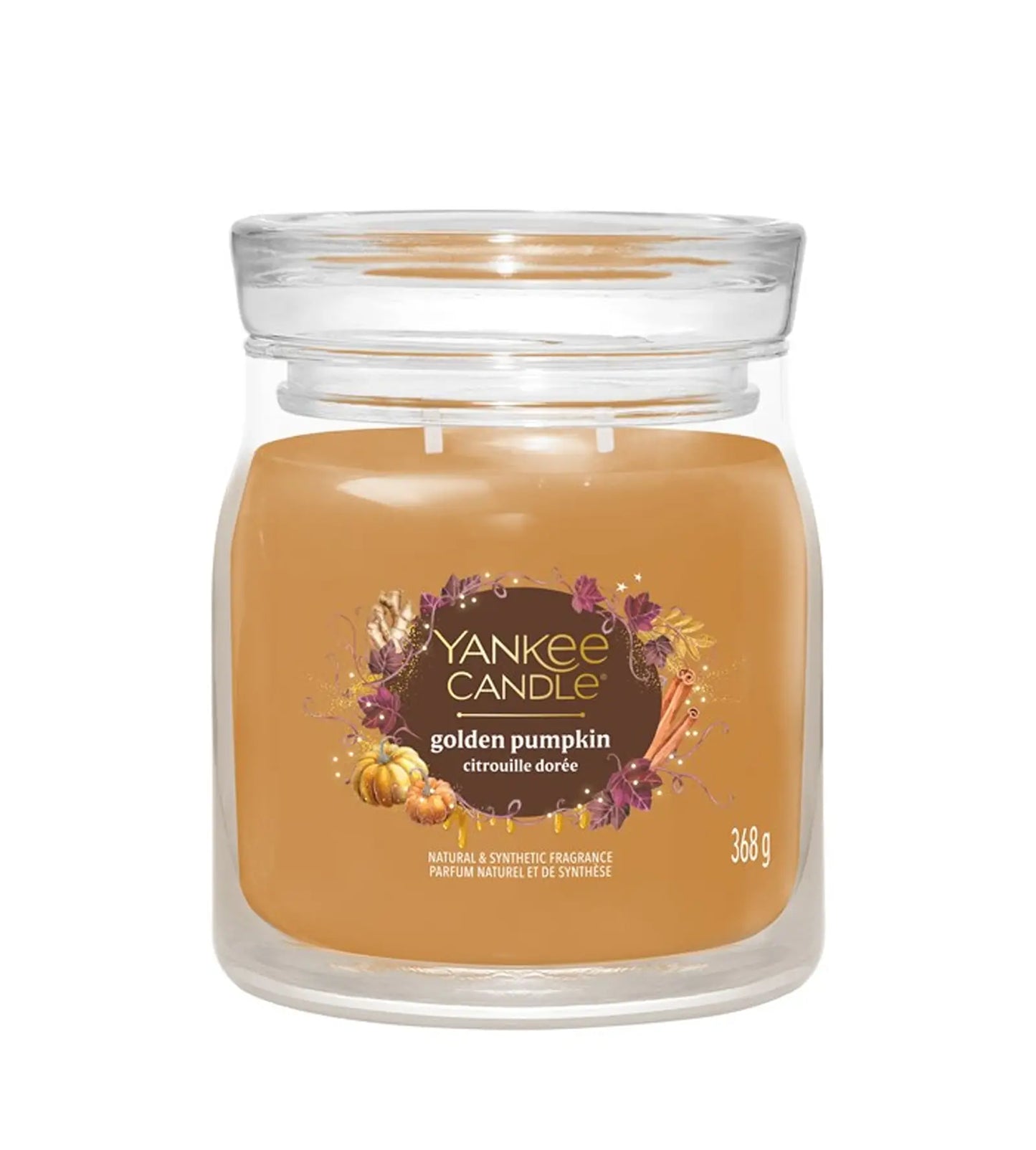 Yankee Candle Pumpkin Cinnamon Swirl Signature Candle 368g
