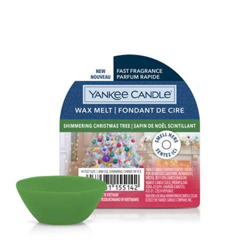Yankee Candle Shimmering Christmas Tree vonný vosk 22 g